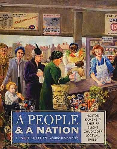A People and a Nation, Volume II: – Paperback, by Norton Mary Beth; – Acceptable