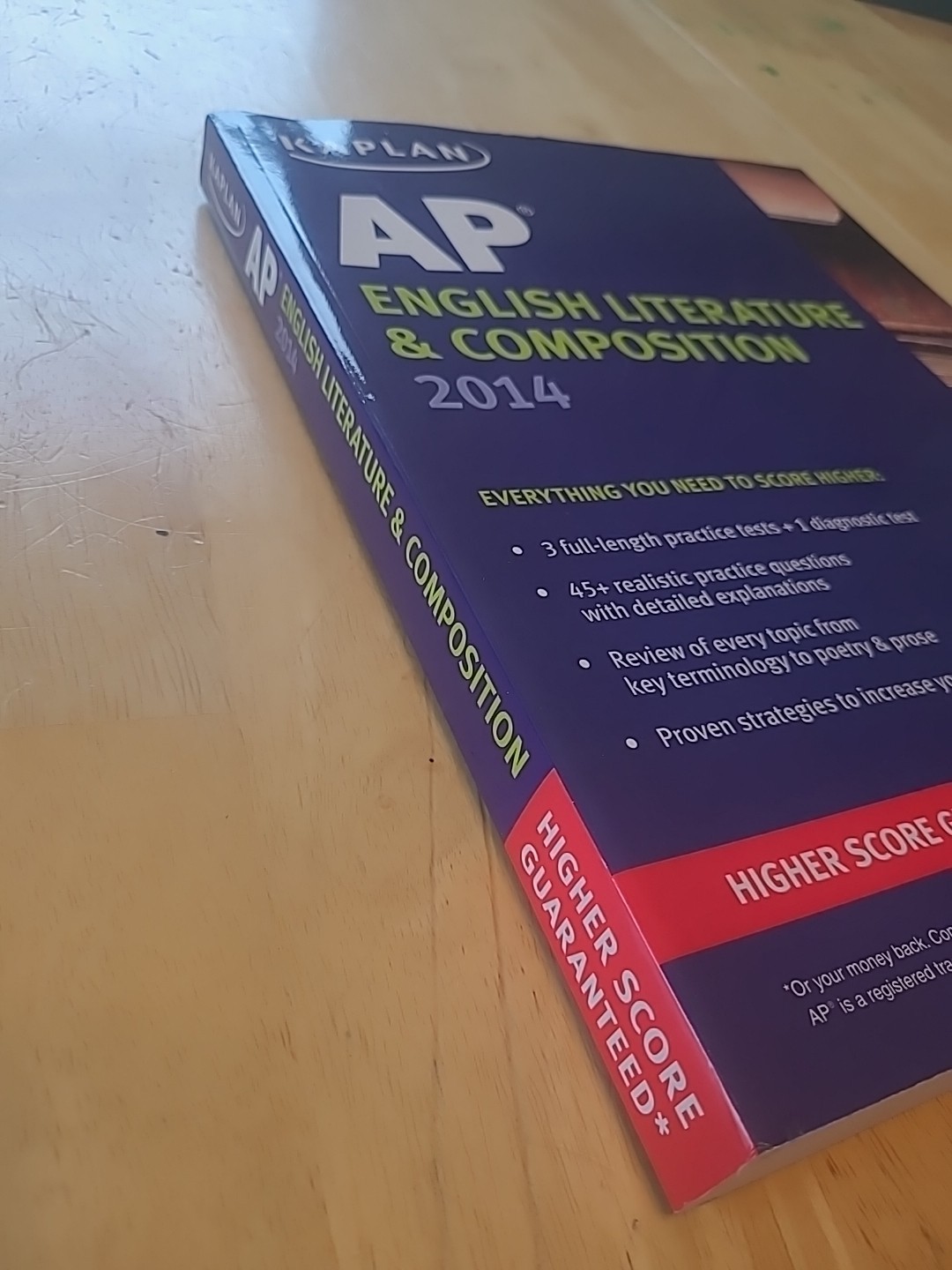 Kaplan AP English Literature Composition 2014 (Kaplan Test Prep) – GOOD