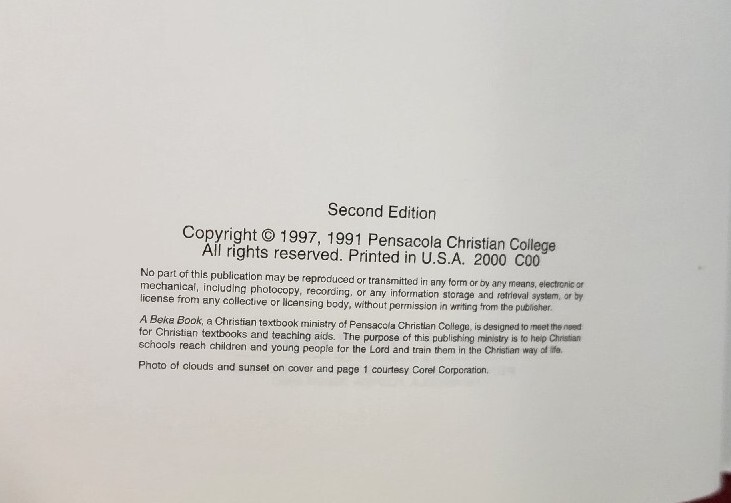 A Beka Book WORLD HISTORY & CULTURES 10th Grade Quiz Key 57282005