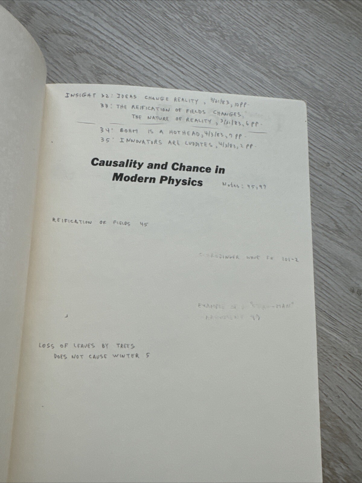 Causality and Chance in Modern Physics by David Bohm (1971 Trade Paperback,…