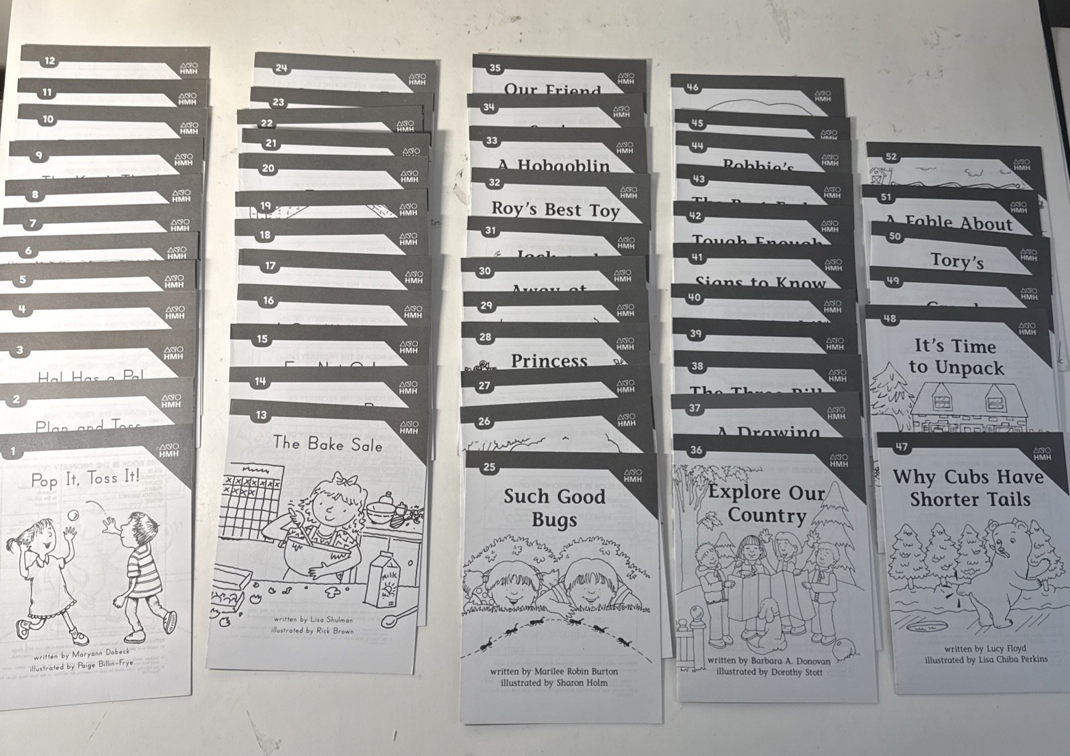 Saxon Phonics & Spelling Grade 1, (2022) Decodeable Readers SET 1-52, Complete ✅