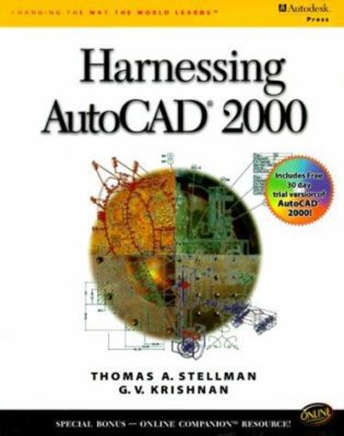 Harnessing AutoCAD 2000 Paperback Jean, Krishnan, G. V. Stellman
