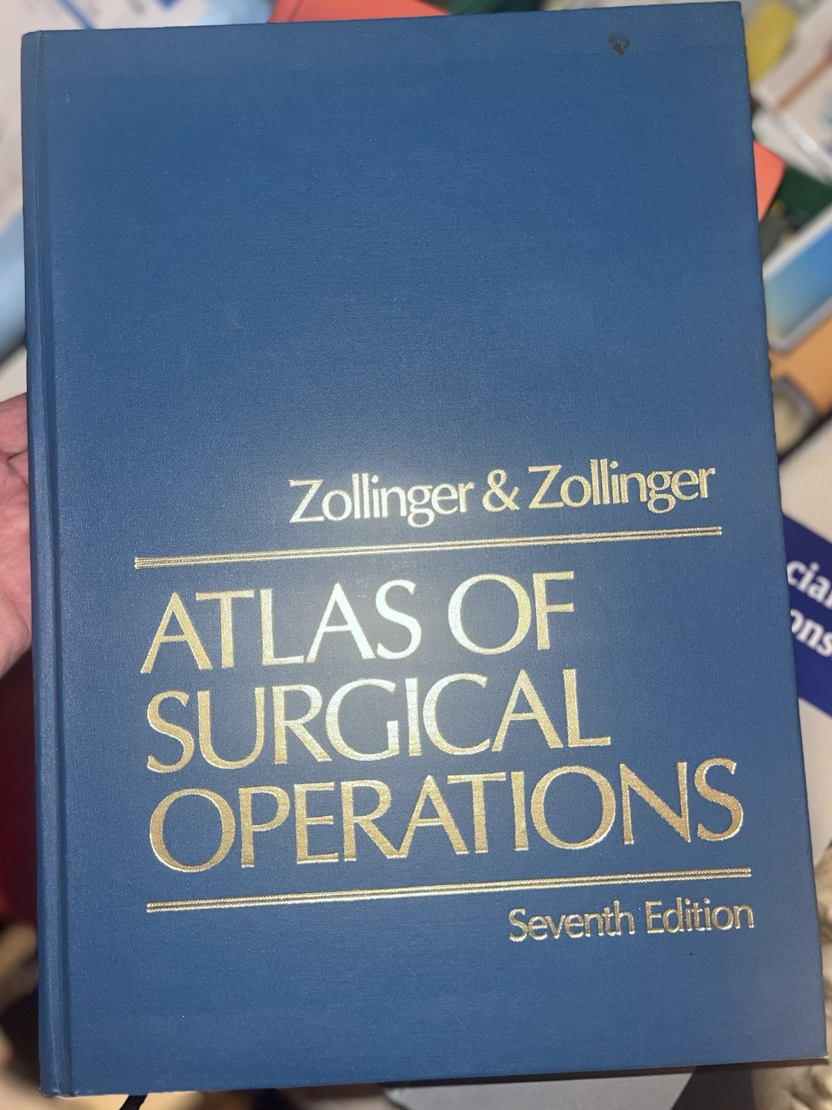 Atlas of Surgical Operations by Robert M. Zollinger Hardcover. G.surg. Residency