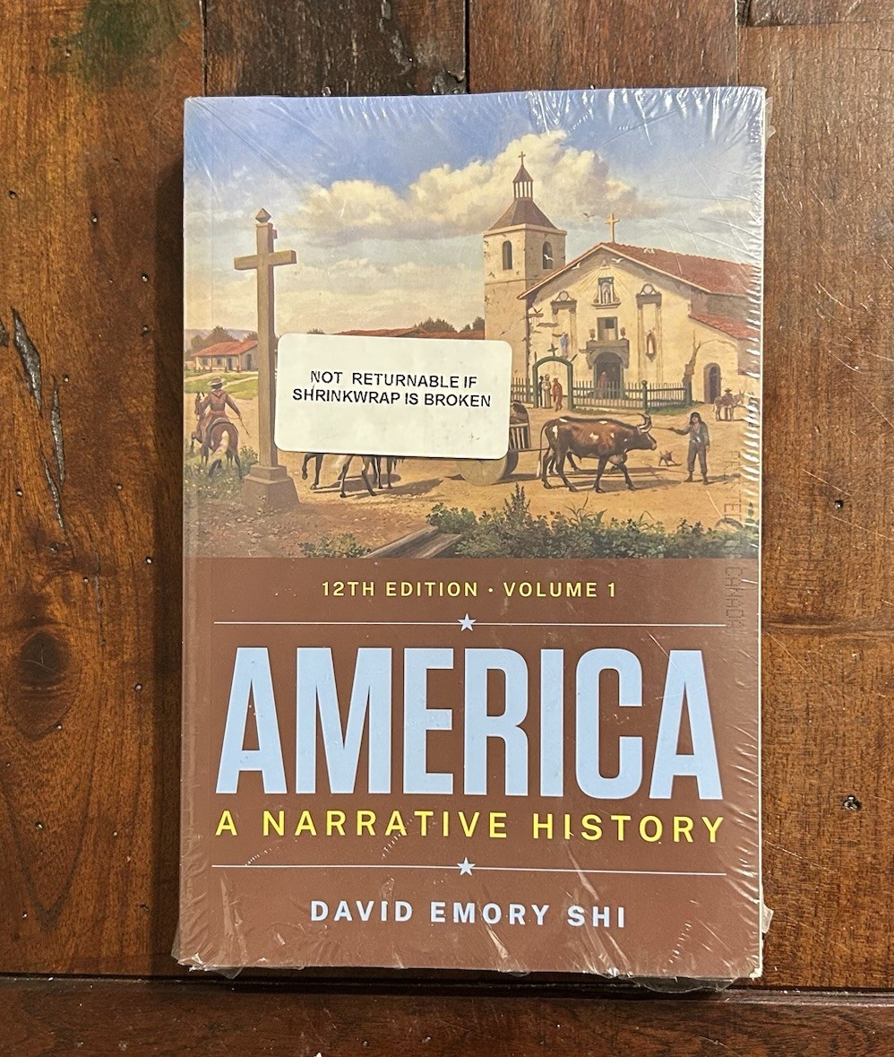 America : A Narrative History (Volume 1) by David E. Shi 2022 NEW SEALED