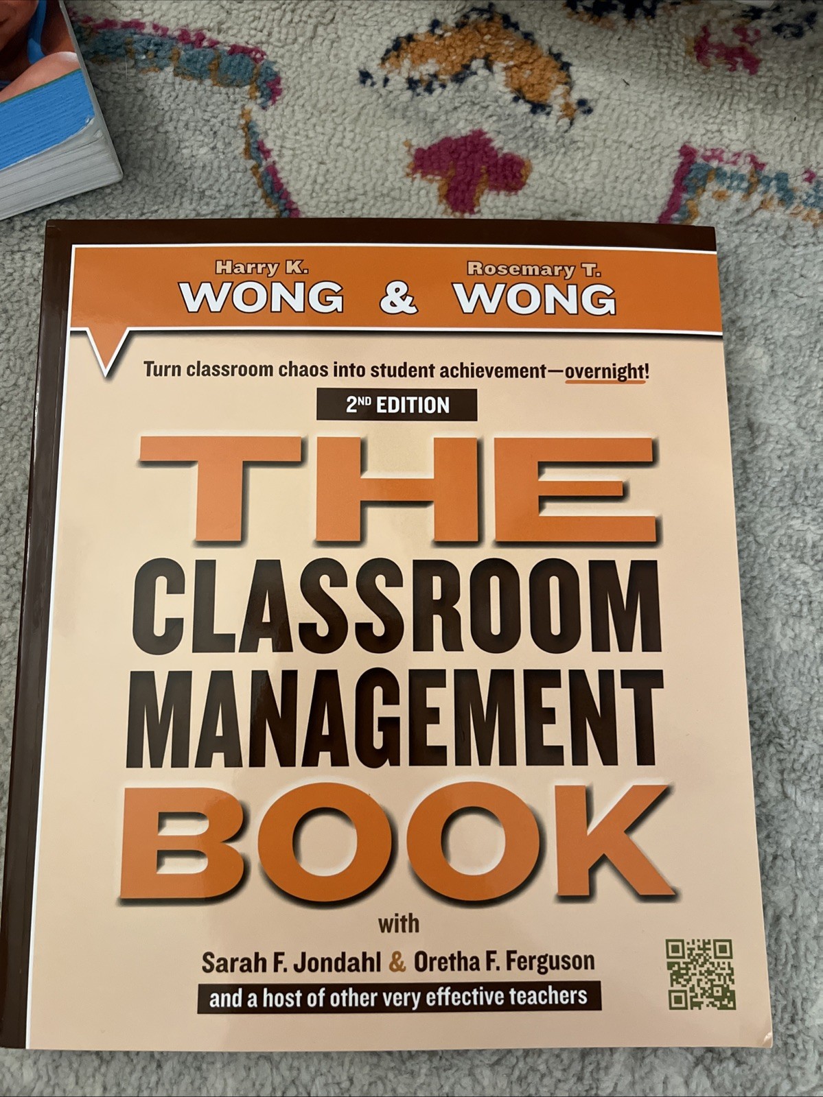 Classroom Management Book by Rosemary T. Wong and Harry K. Wong