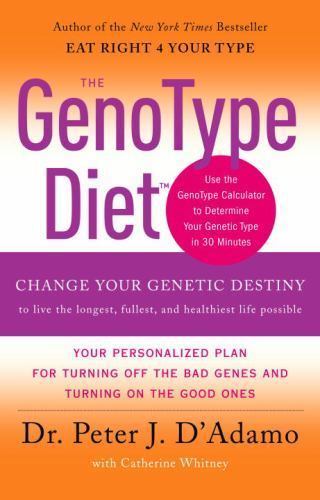 The GenoType Diet by D’Adamo, Peter J.; Whitney, Catherine, hardcover, Used – V