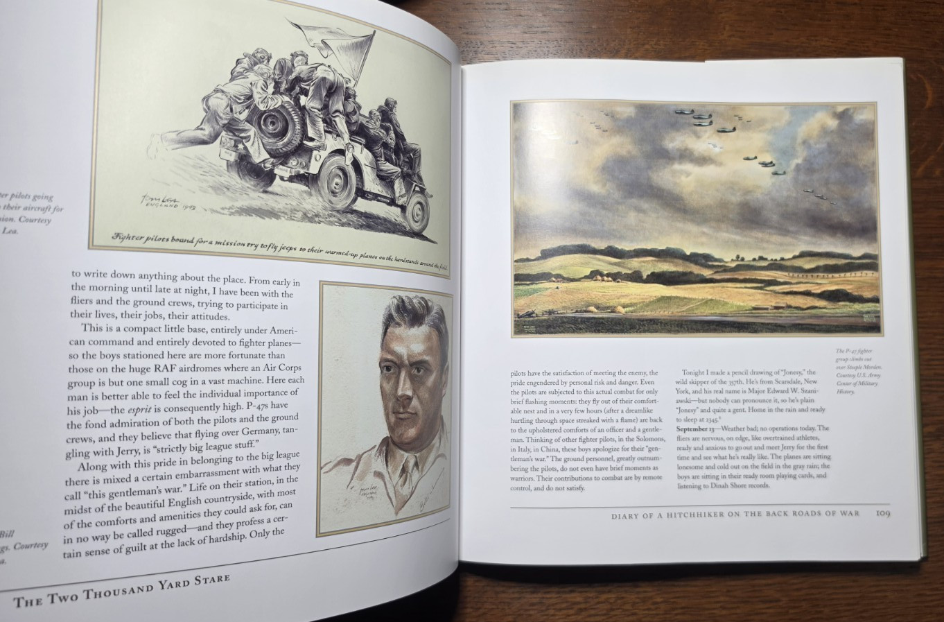 THE TWO THOUSAND YARD STARE : Tom Lea’s World War II – SIGNED, 1st Edtn HC/DJ