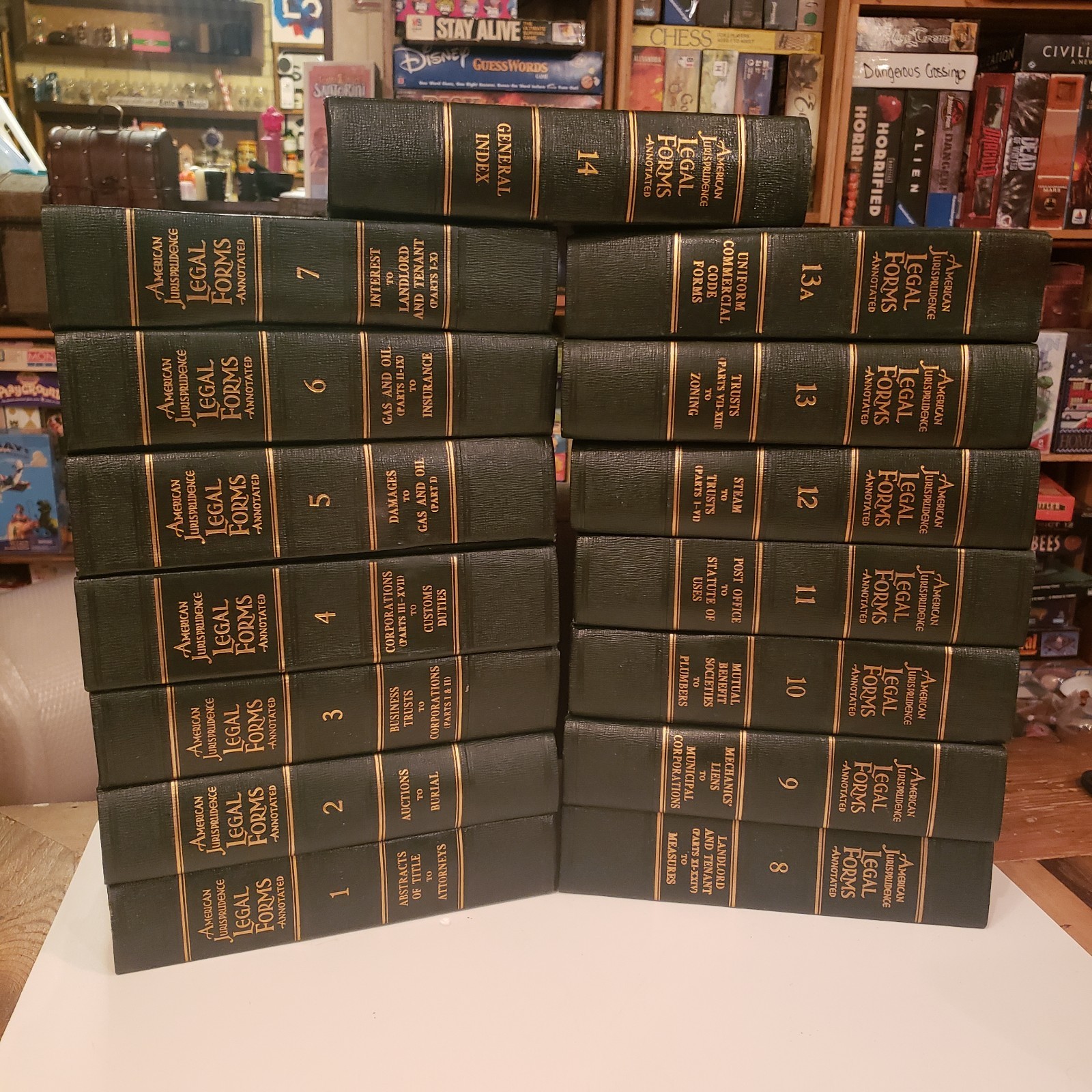 Complete Set American Jurisprudence Legal Forms Annotated State/Fed Volumes Vtg