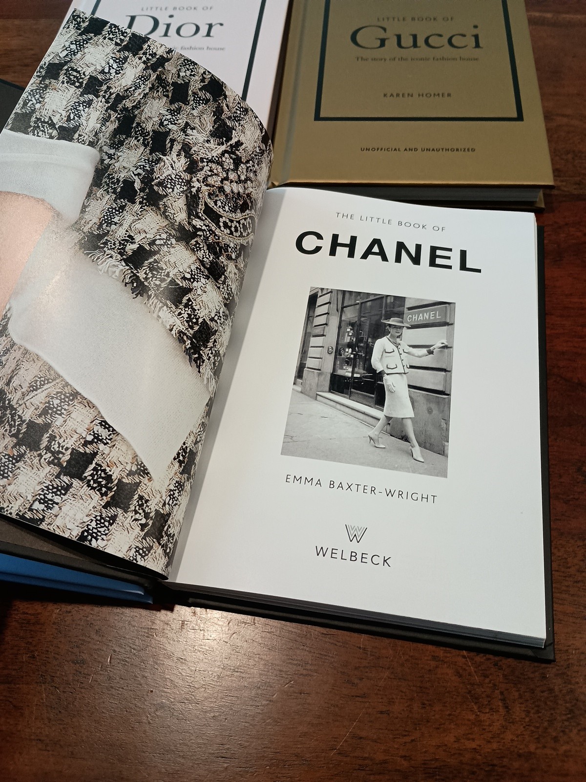 Lot of 4 Little Book Fashion Designers Prada Chanel Dior & Gucci Hardcover