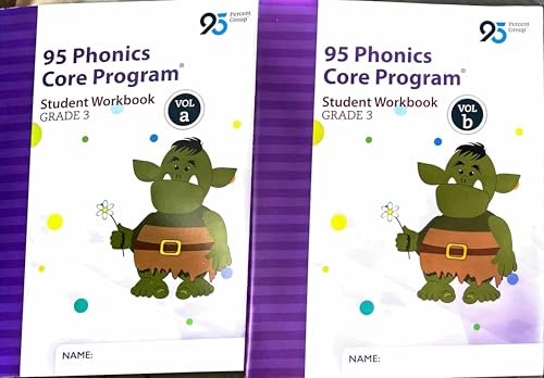 95 Phonics Core Program , Student Workbook, Grade 3 , Volumes …
