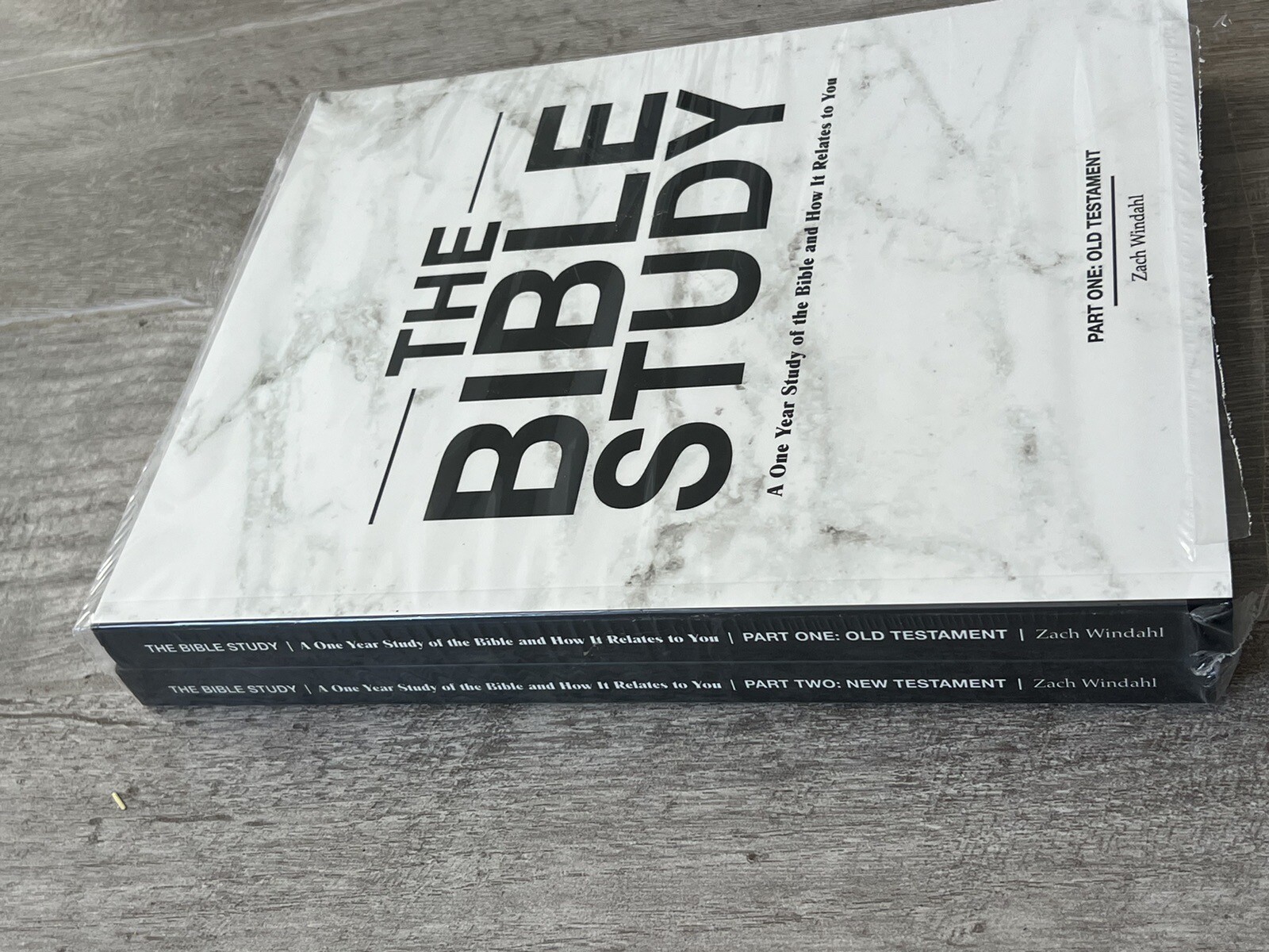 ✝️ NEW The Bible Study Books Parts One & Two New & Old Testament Zach Windahl