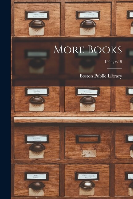 More Books; 1944, V 19