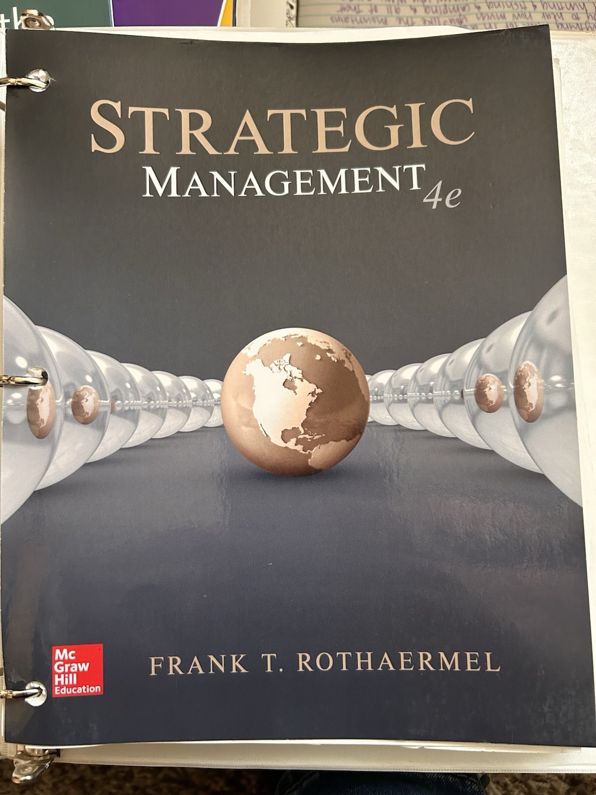 Strategic Management: Concepts by Frank Rothaermel (2018, Trade Paperback)
