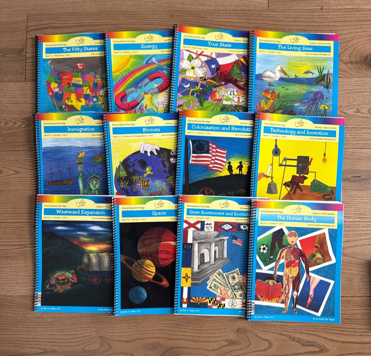 Moving Beyond the Page Science/Social Studies +Timeline, Ages 9-11 Set of 12 NEW