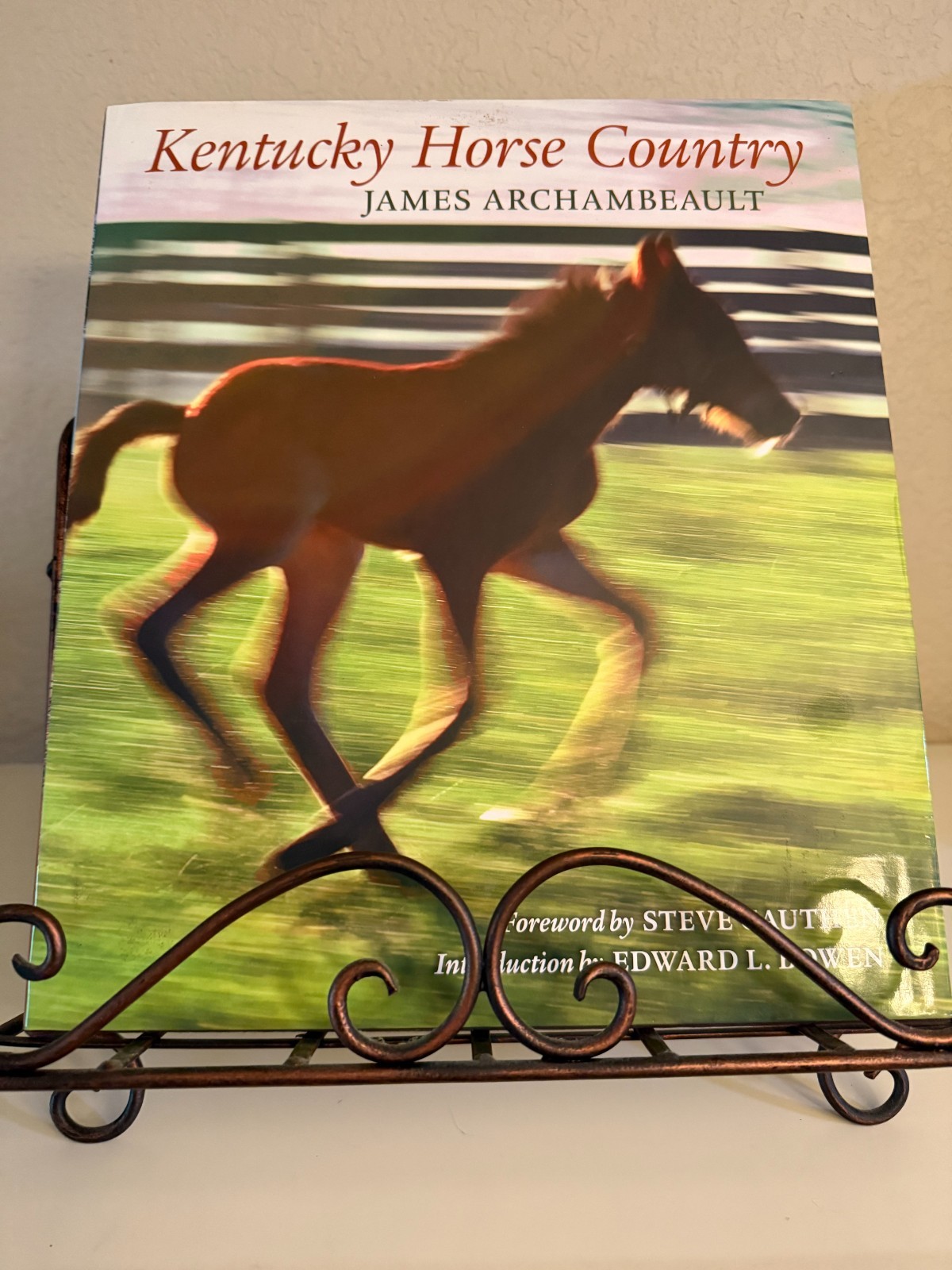 2008 James Archambeault: Kentucky Horse Country Hardcover Photo Journal Book