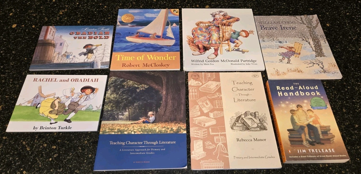Beautiful Feet Teaching Character Primary AND Intermediate Guide + Books