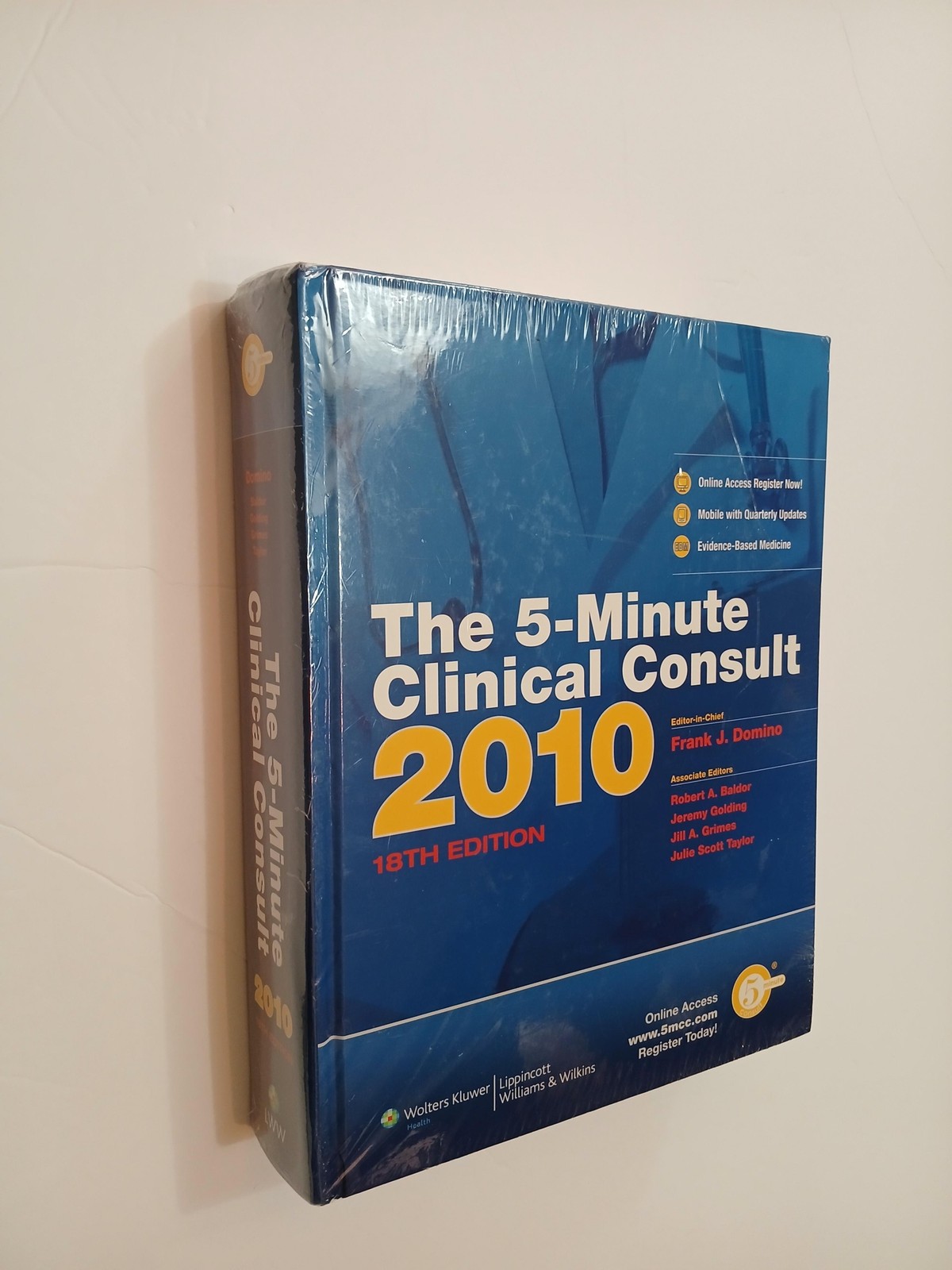 The 5-Minute Clinical Consult 2010 18th Edition Frank J. Domino Hardcover LWW