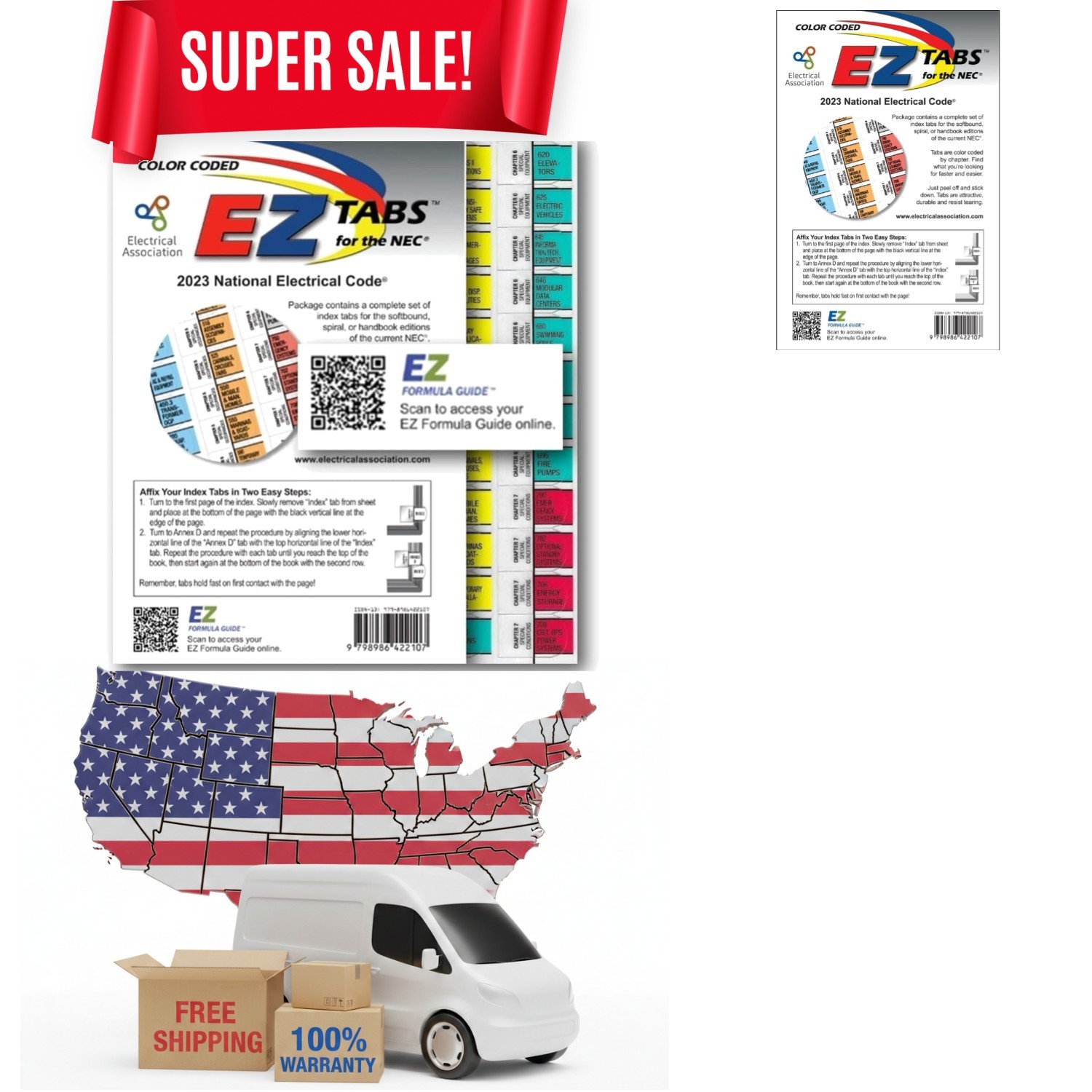 2023 National Electrical Code Color-Coded Tabs – Easy Reference Solution