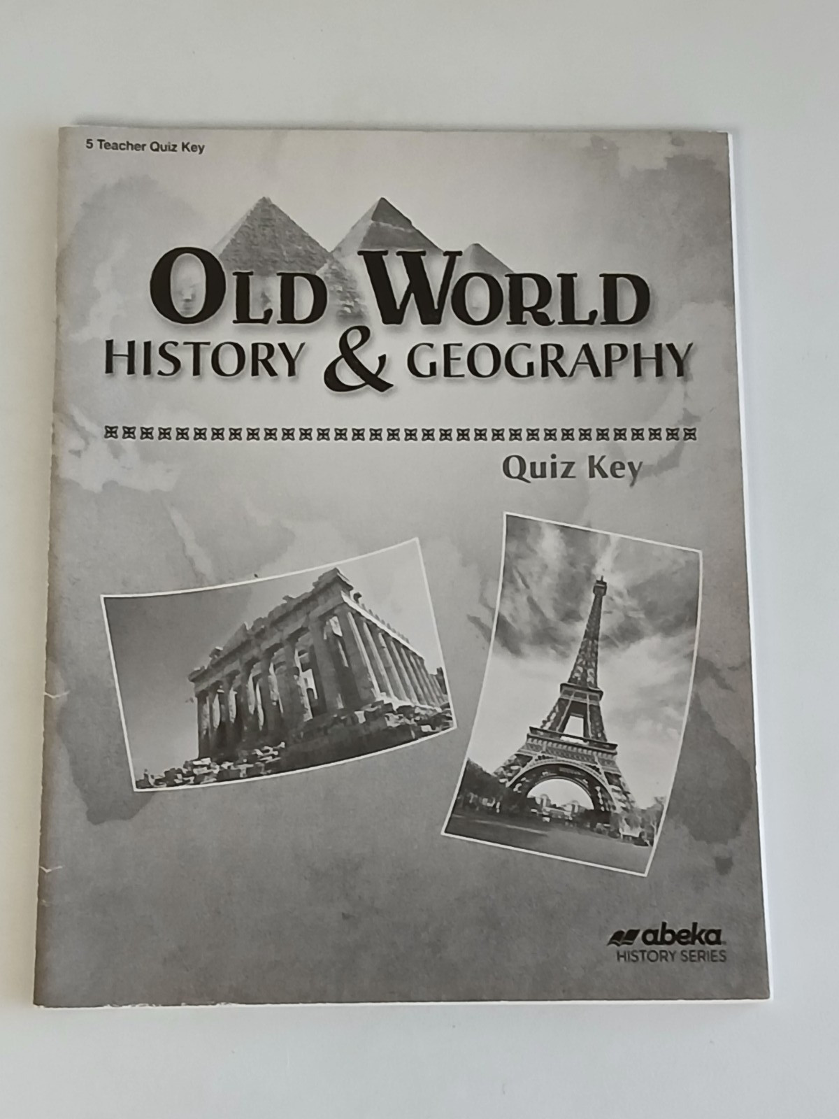 ABEKA Homeschool Grade 5 HISTORY & GEOGRAPHY Curriculum 5 Teacher Book Lot Used