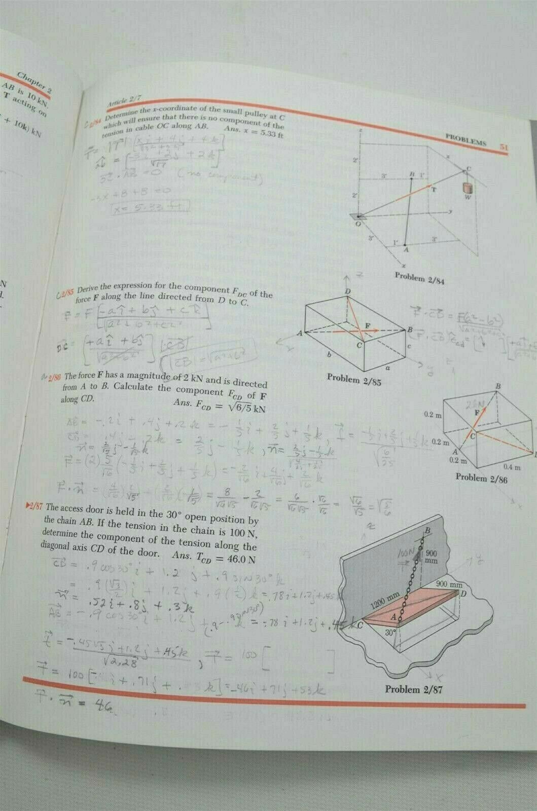 Vintage 1978 Engineering Mechanics: Statics Volume 1 Statics J. L. Meriam