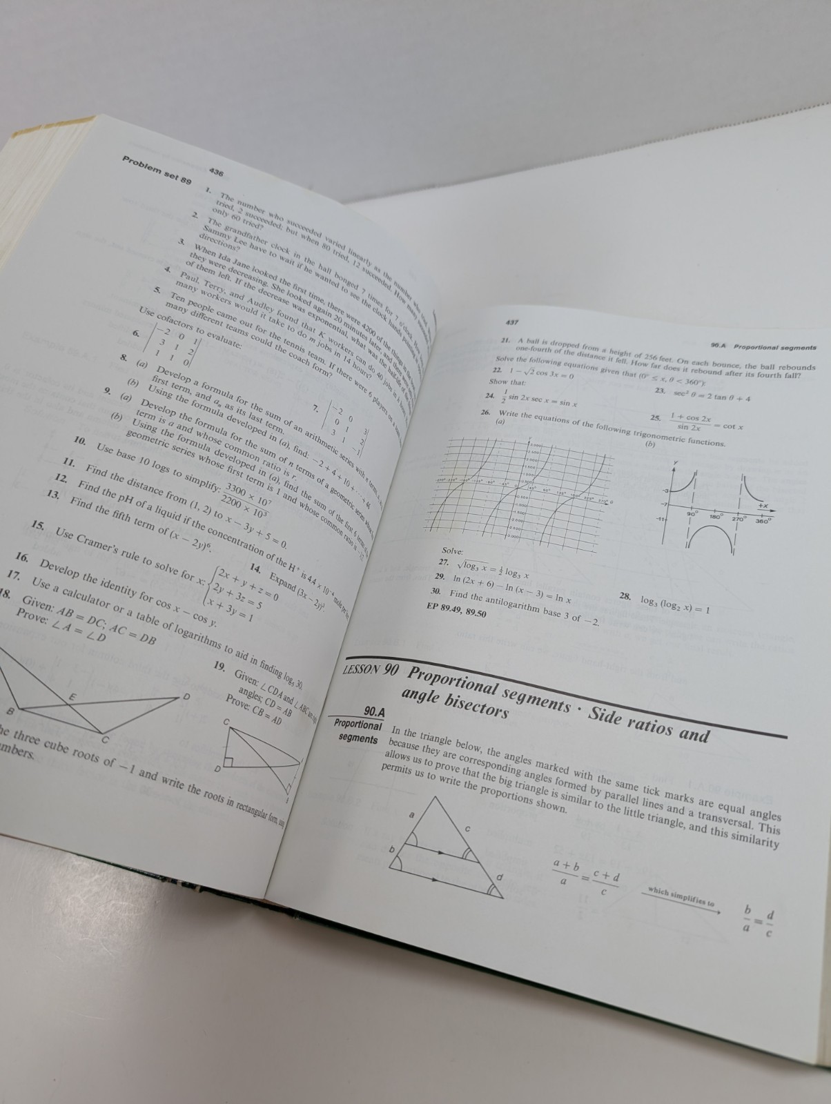 Saxon Advanced Mathematics Textbook An Incremental Development