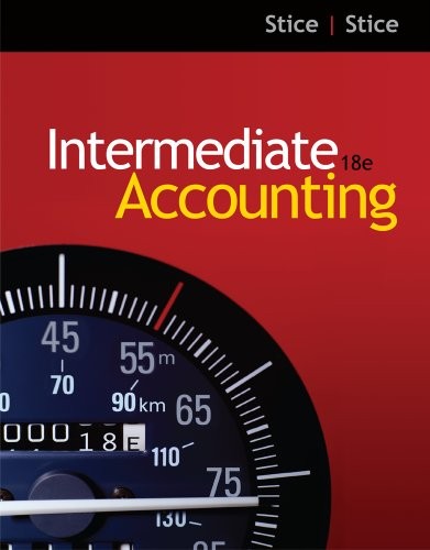 Intermediate Accounting – Hardcover By Stice, Earl K – GOOD