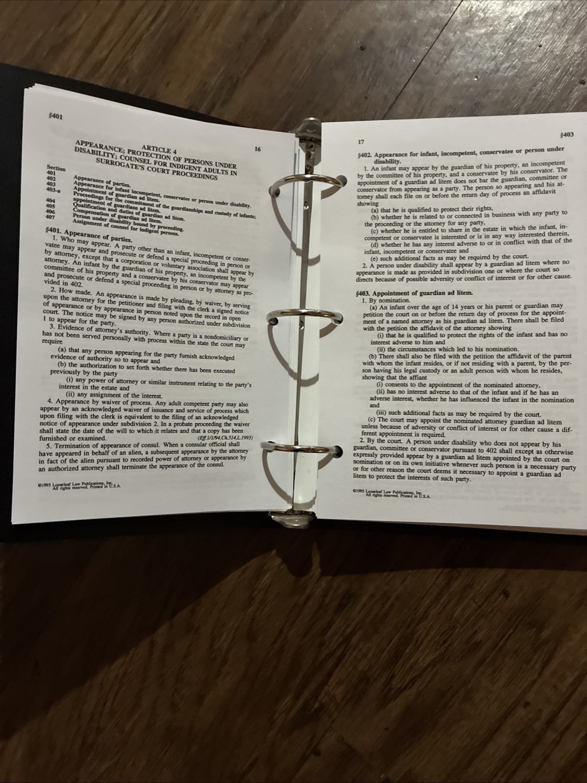 Surrogates Court Procedure Act & Estates Powers and Trusts Law of New York