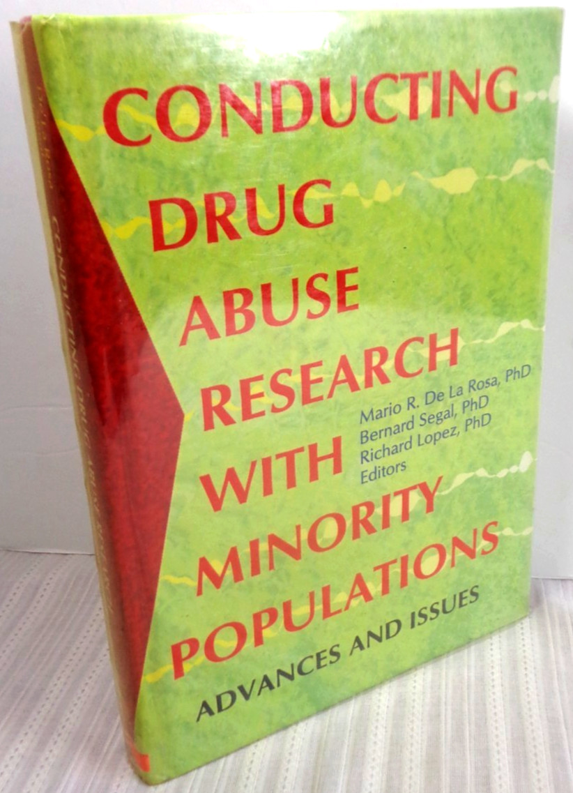 Conducting Drug Abuse Research With Minority Populations Signed HC/DJ 1998 VG
