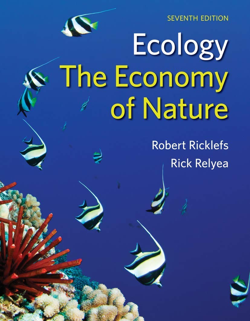 Ecology: The Economy of Nature – paperback Rick Relyea|Robert Ricklefs