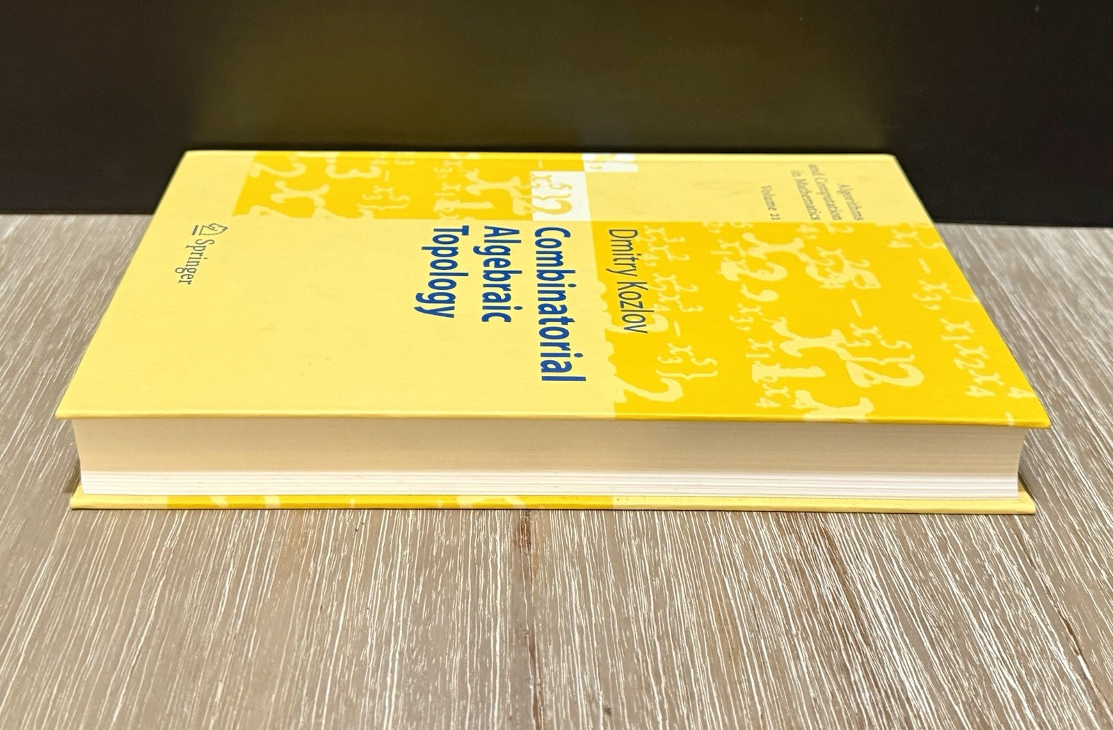 Combinatorial Algebraic Topology, Hardcover by by Dmitry Kozlov 2007 HC