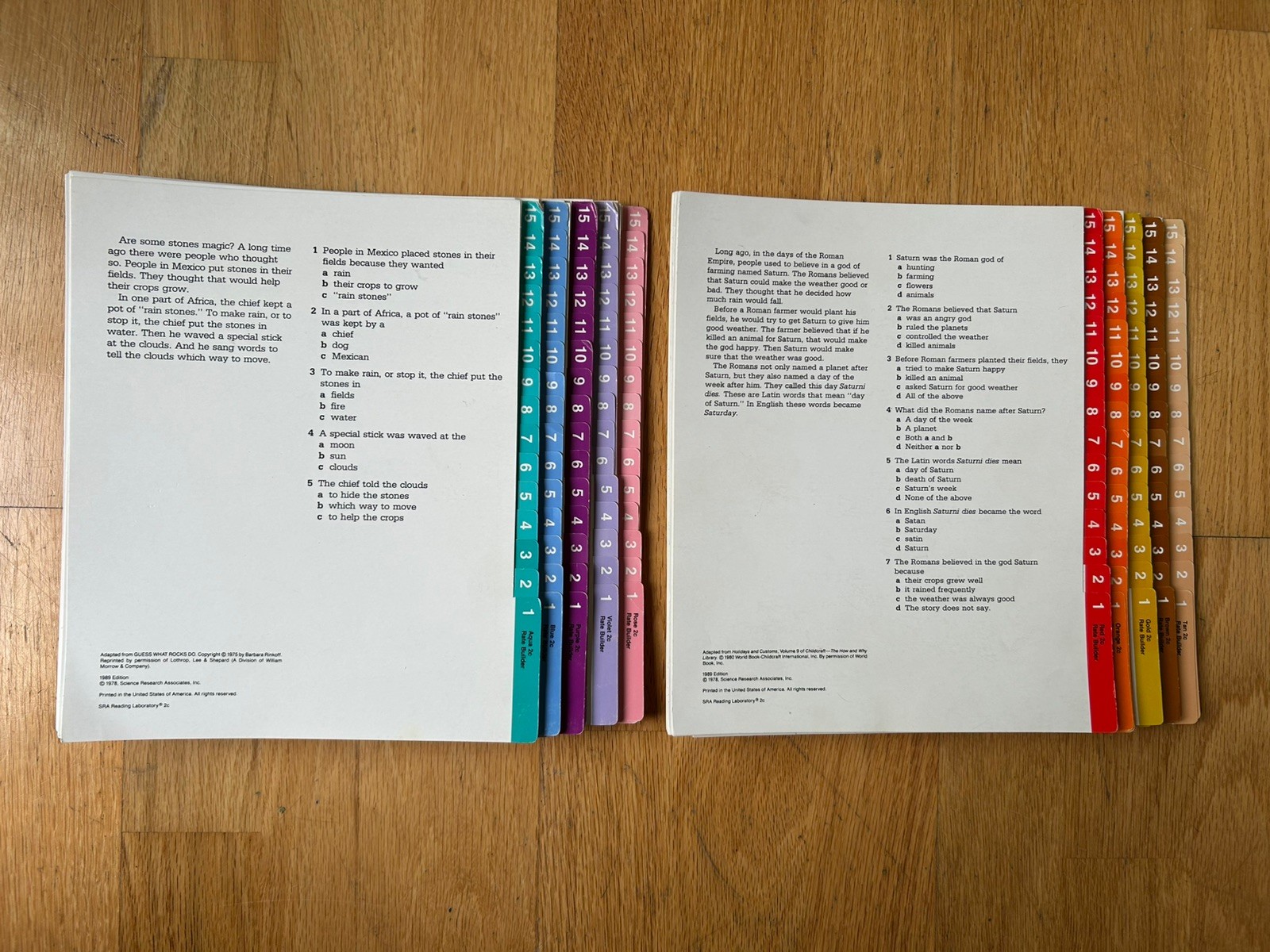 SRA Reading Laboratory Box Set 2C by Don H. Parker – 1989 Edition
