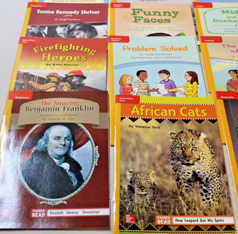 Lot 28 McGraw Hill Wonderworks Grade 3 Apprentice Level Leveled Readers VGC