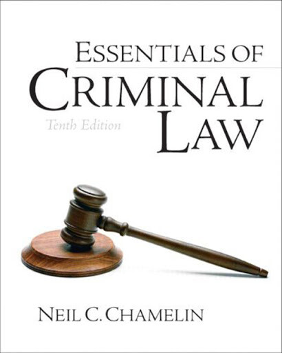 Essentials of Criminal Law by Chamelin