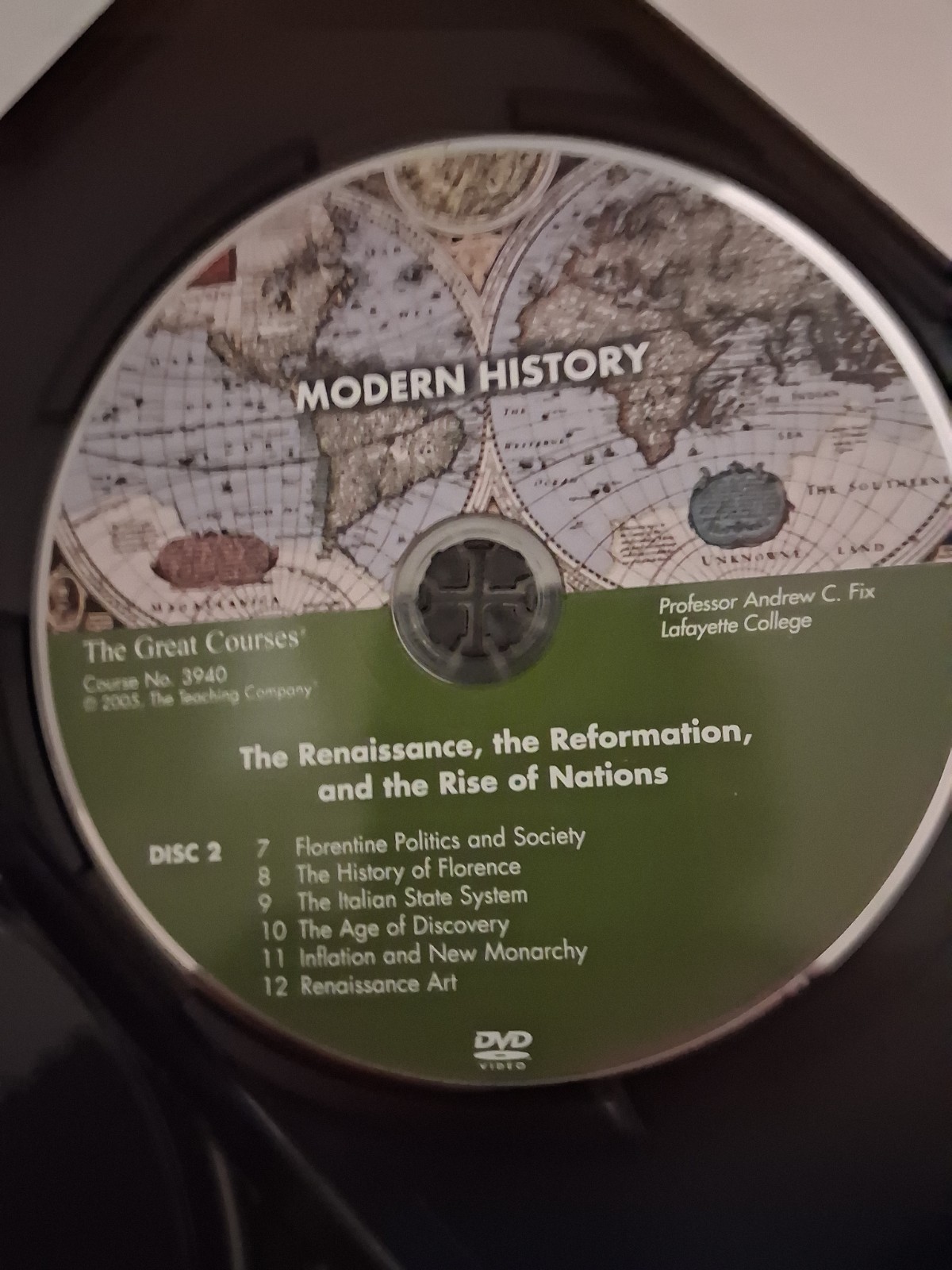 Great Courses The Renaissance the Reformation & the Rise of Nations DVD Set/Book