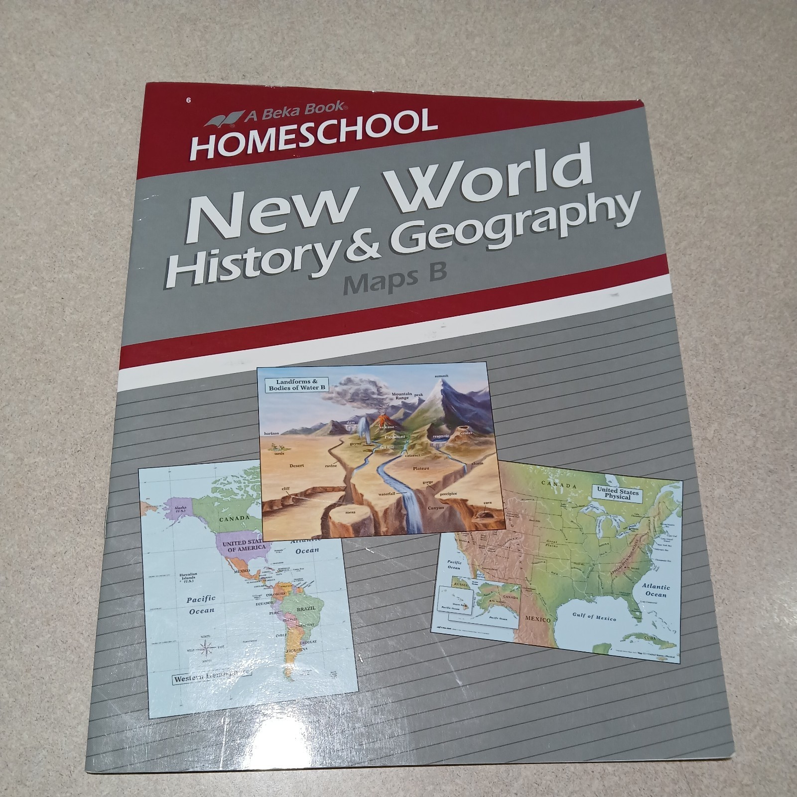 ABeka 6th Grade New World History & Geography Keys, Quizzes, Tests, and Maps
