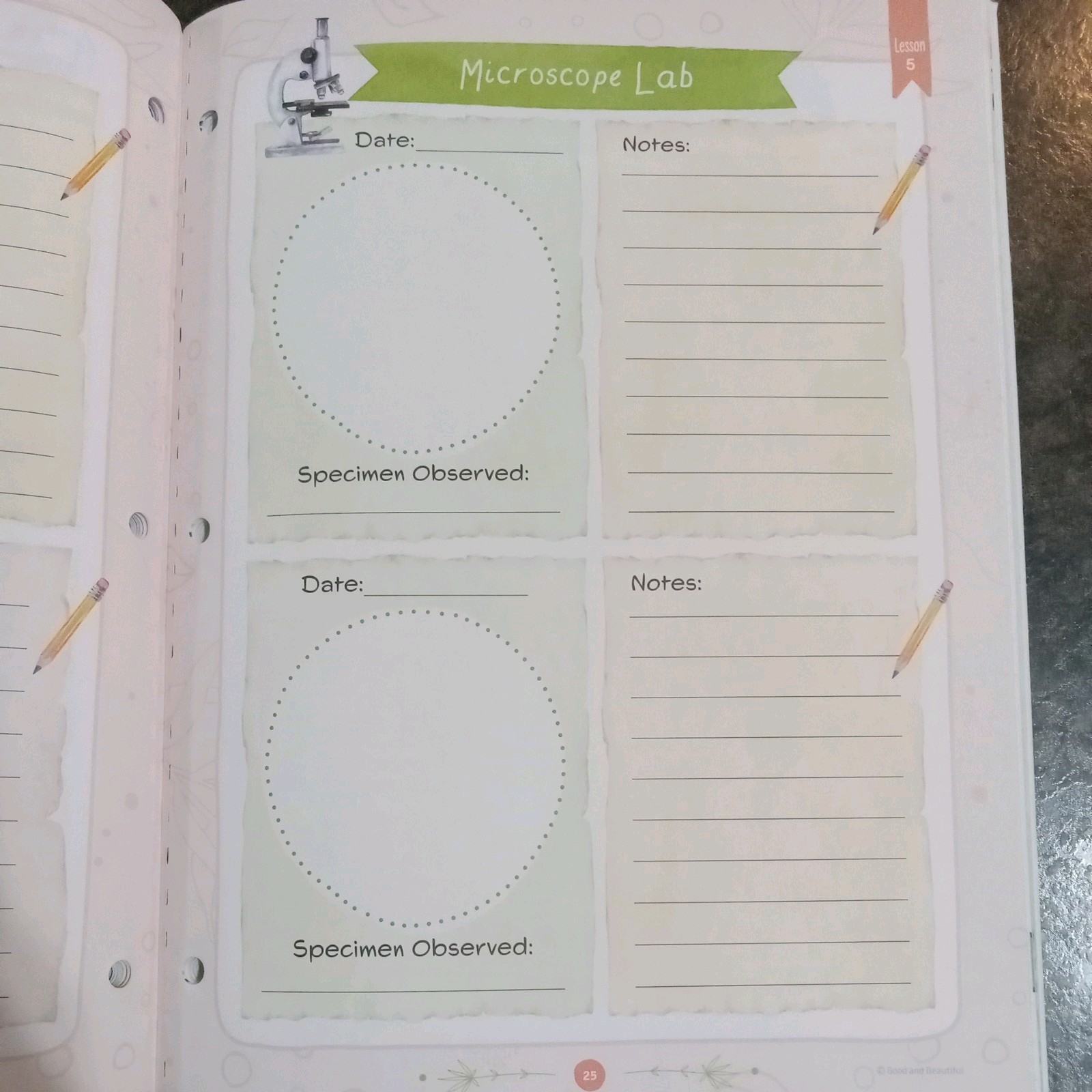 The Good and the Beautiful Botany Student Journal Grades 7-8