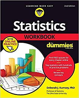 Deborah J. Rumsey – Statistics Workbook For Dummies with Online Practi – X555z