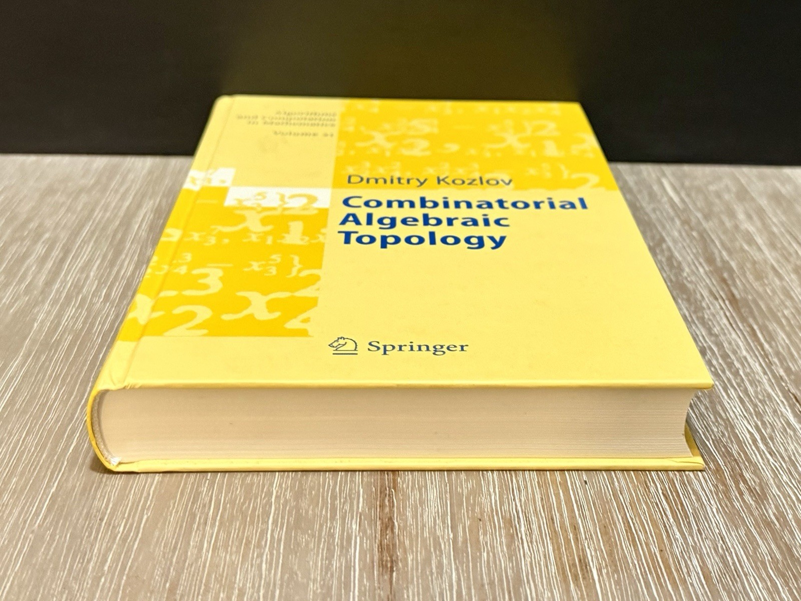 Combinatorial Algebraic Topology, Hardcover by by Dmitry Kozlov 2007 HC