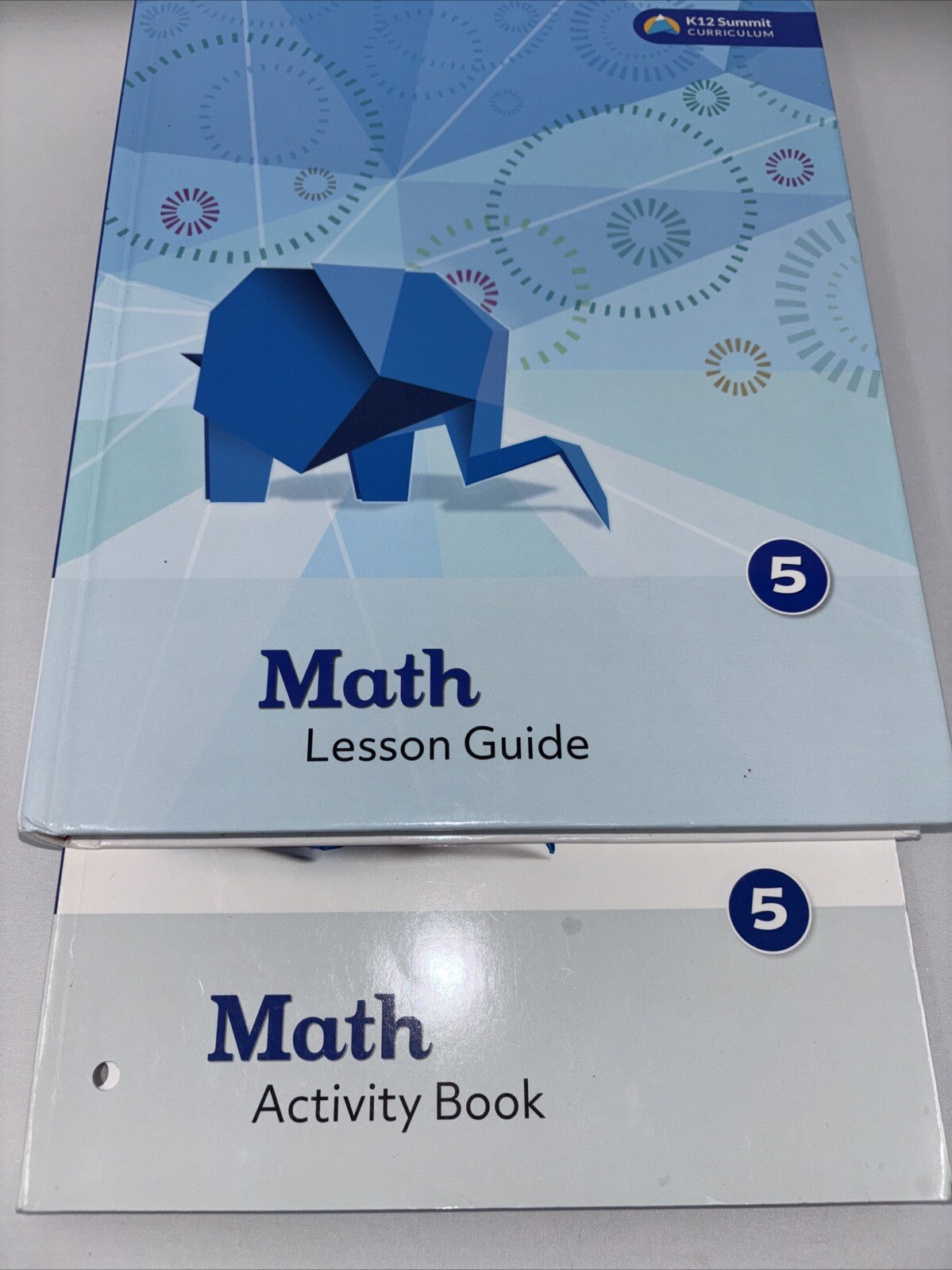 K12 Stride Curriculum Math 5 Lesson Guide & Activity Book 2019 New Homeschool