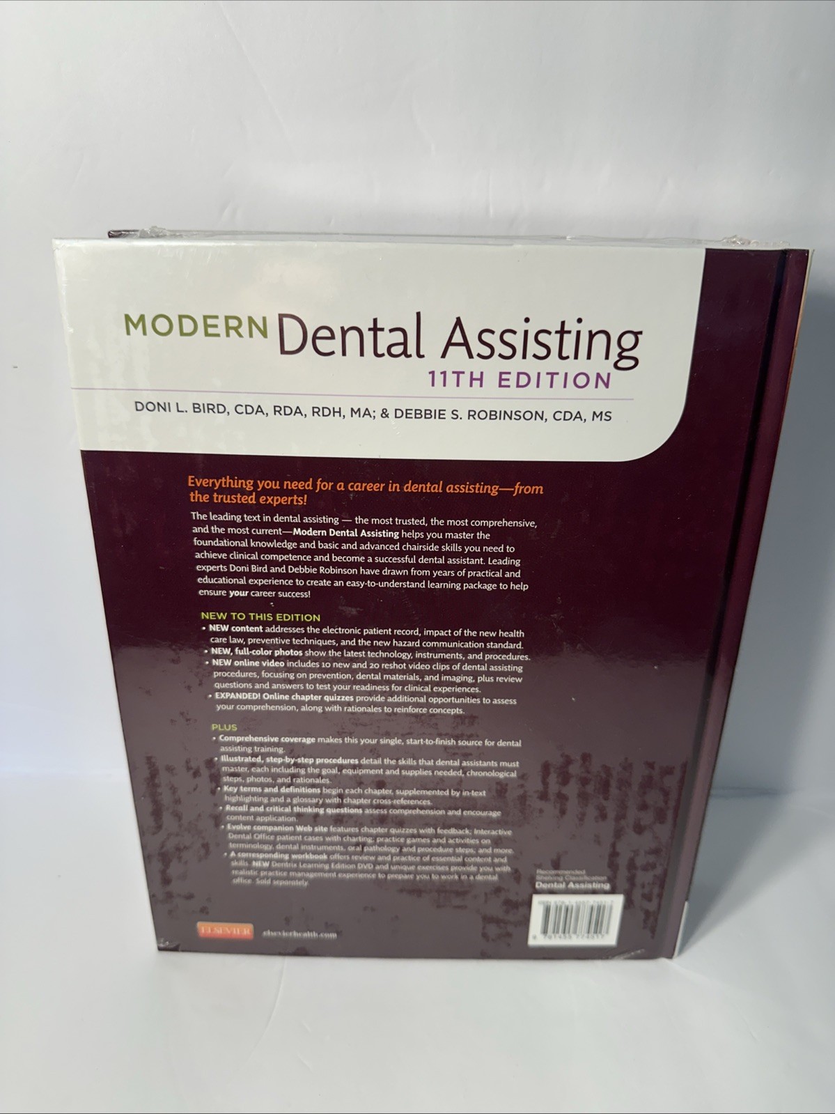 Modern Dental Assisting 11th Edition by Bird & Robinson (Hardcover) NEW!!!