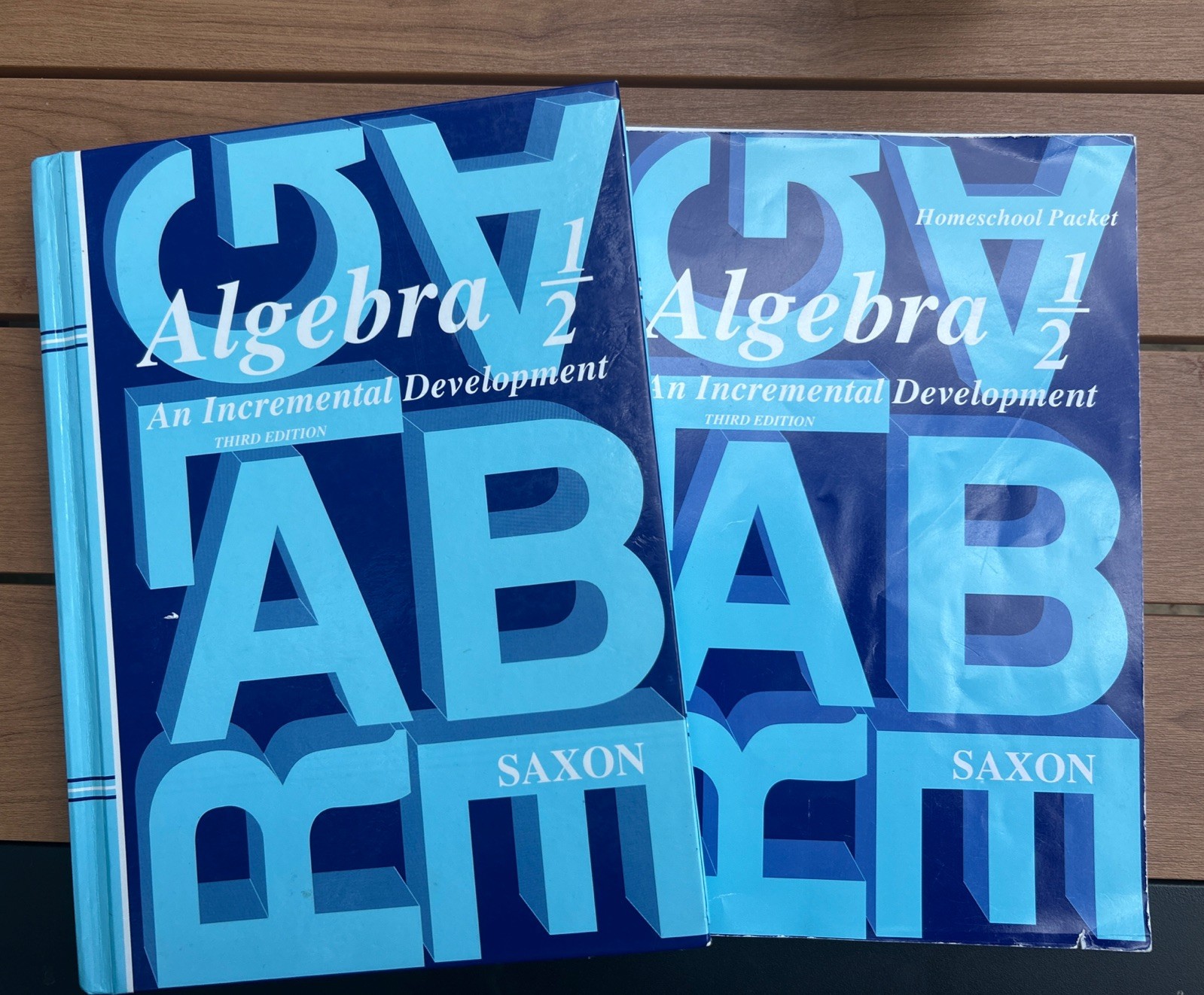 Saxon Math Algebra 1/2 Set 3rd Edition With Answer Key