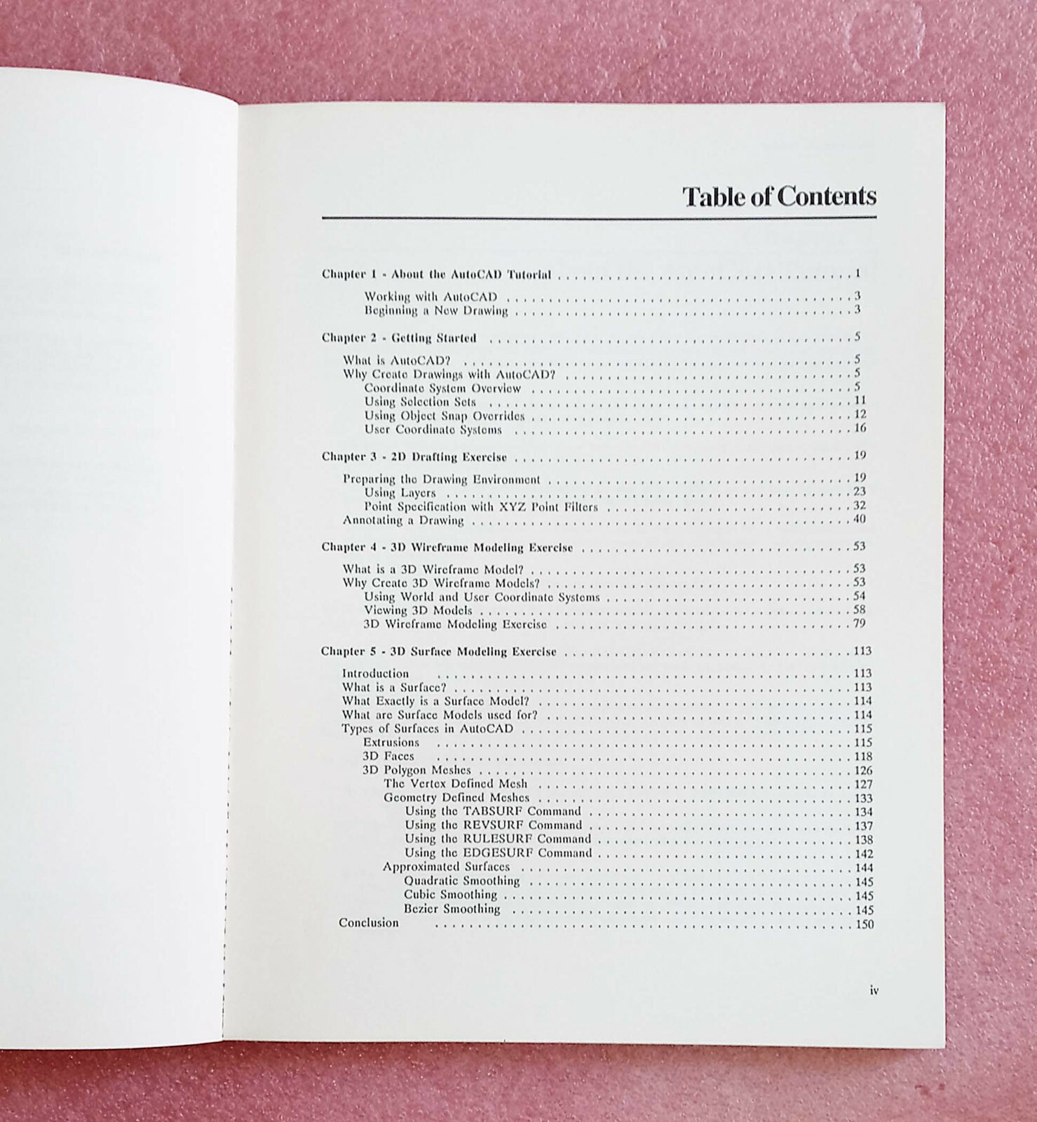 Autocad Tutorial Release 10 by Autodesk, September 1988, 156 pages