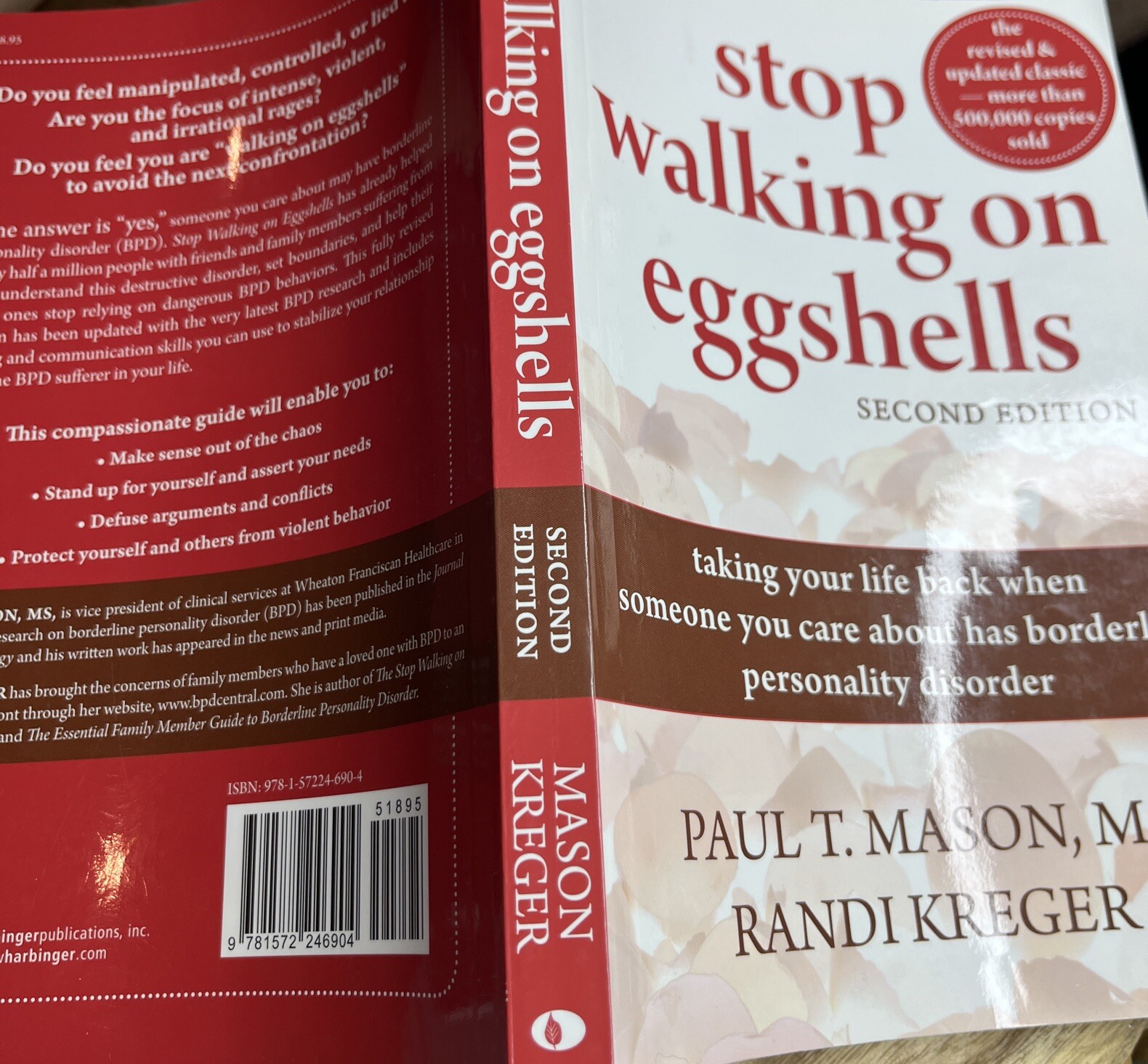 Stop Walking on Eggshells, Taking Your Life Back From Personality Disorder