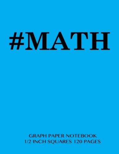 MATH Graph Paper Notebook 12 inch squares 120 pages: Notebook perfect f – GOOD