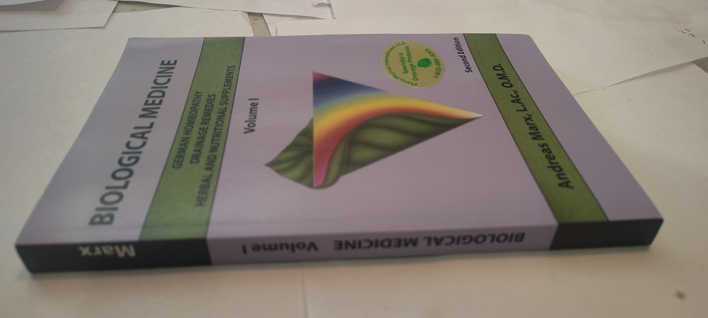 Biological Medicine volume 1 book German Homeopathy 2nd ed. Andreas Marx