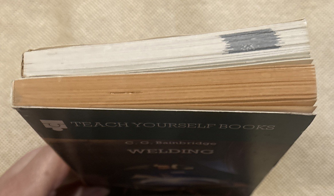 VTG Lot of 2 Welding Books Pocket Welding Guide & Teach Yourself Books Welding