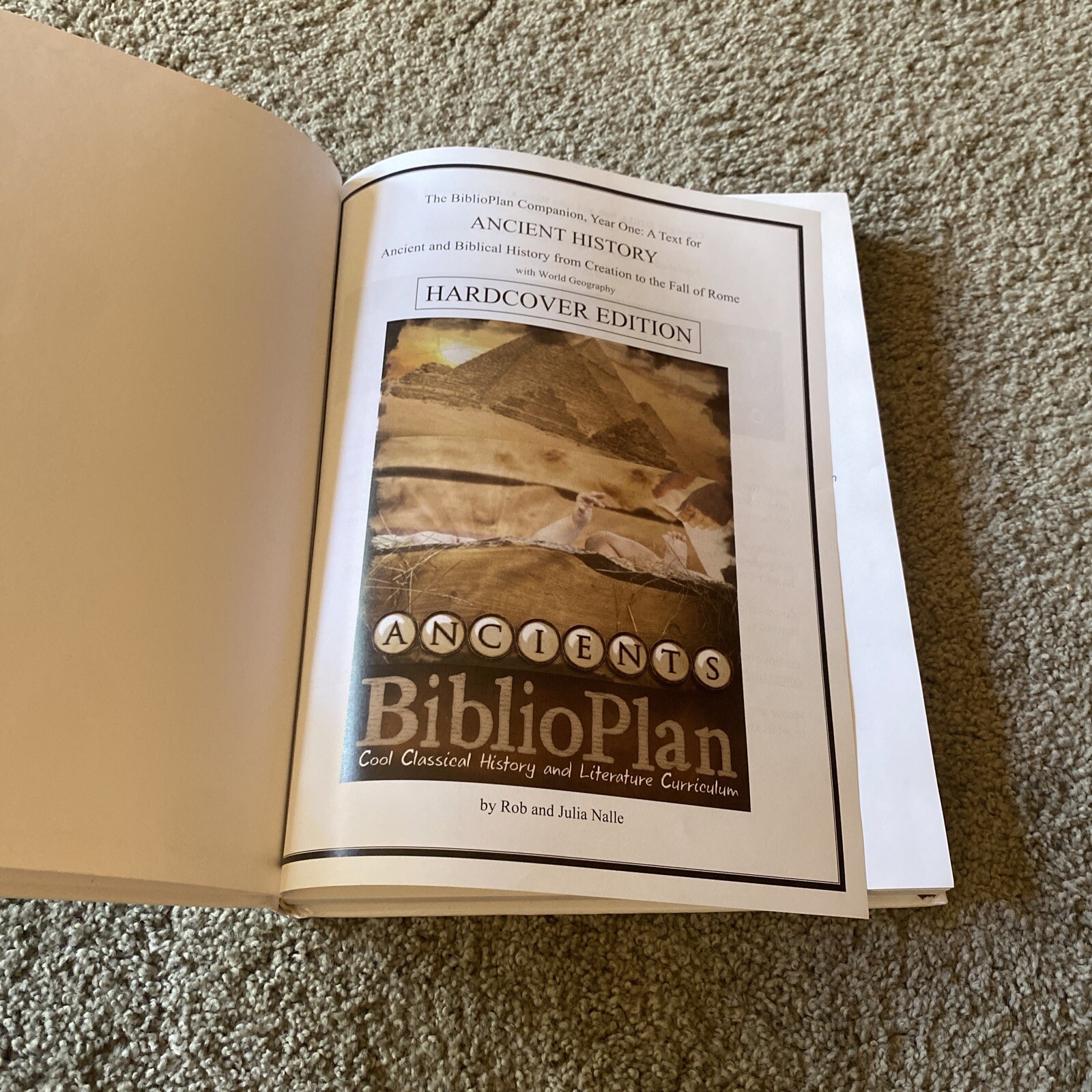 The Biblioplan Companion Year One: A Text for Ancient History, First Edition