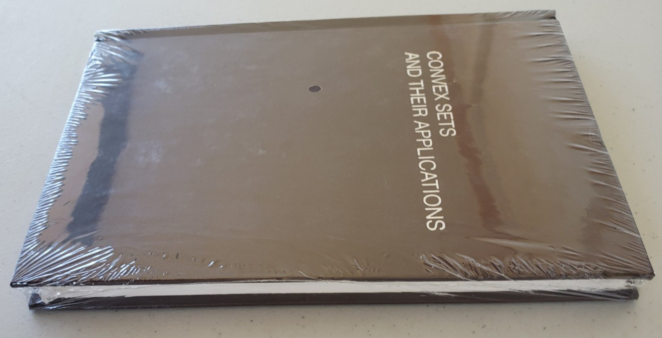 Convex Sets and Their Applications Steven R. Lay Krieger HC NEW IN WRAPS Rare
