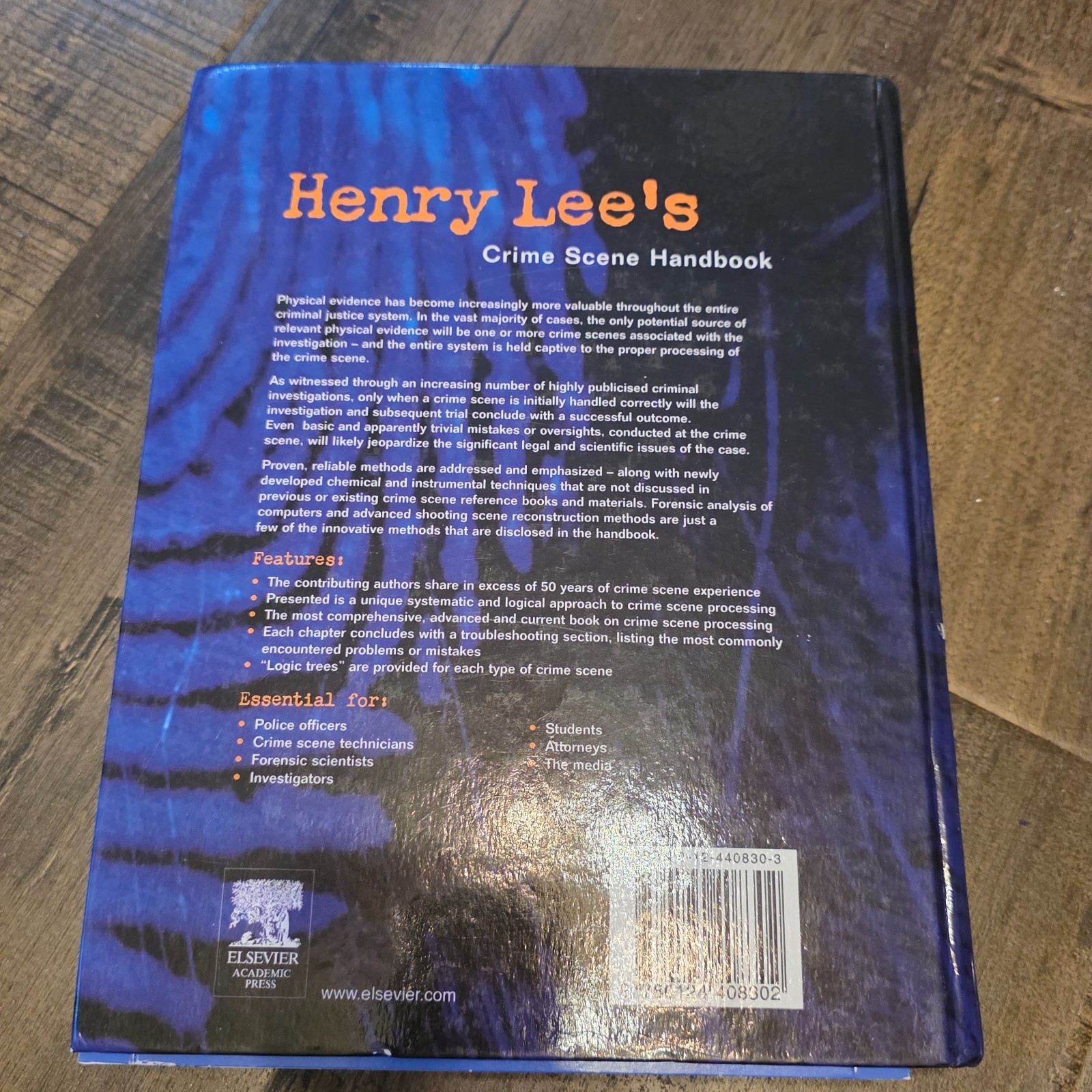 Henry Lee’s Crime Scene Handbook by Timothy Palmbach, Henry C. Lee and…